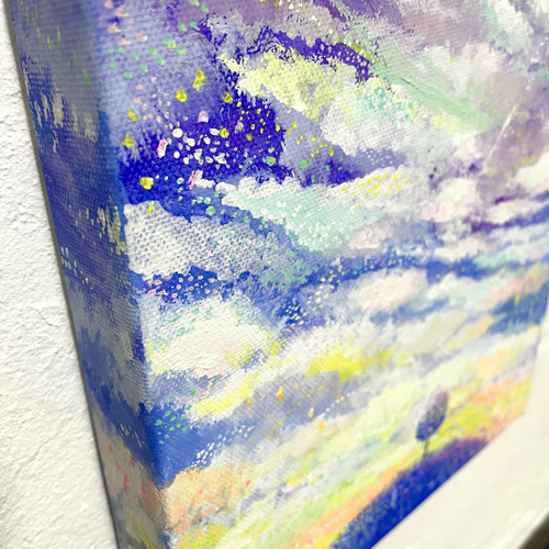 天国に繋がる空3】天国にいる大切な家族との繋がり #原画 #絵画 絵画