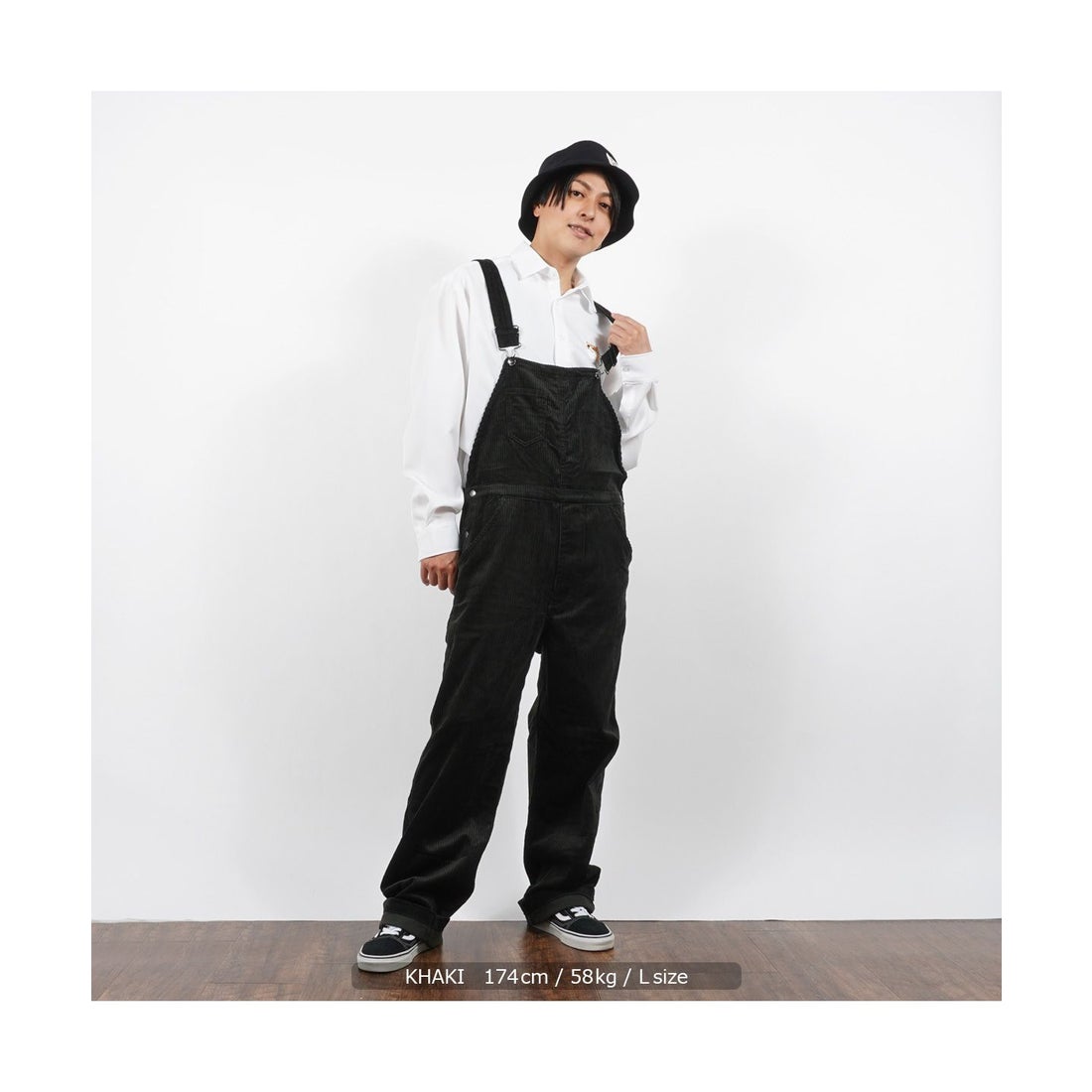 ワンフォークロージング 1111clothing オーバーオール メンズ