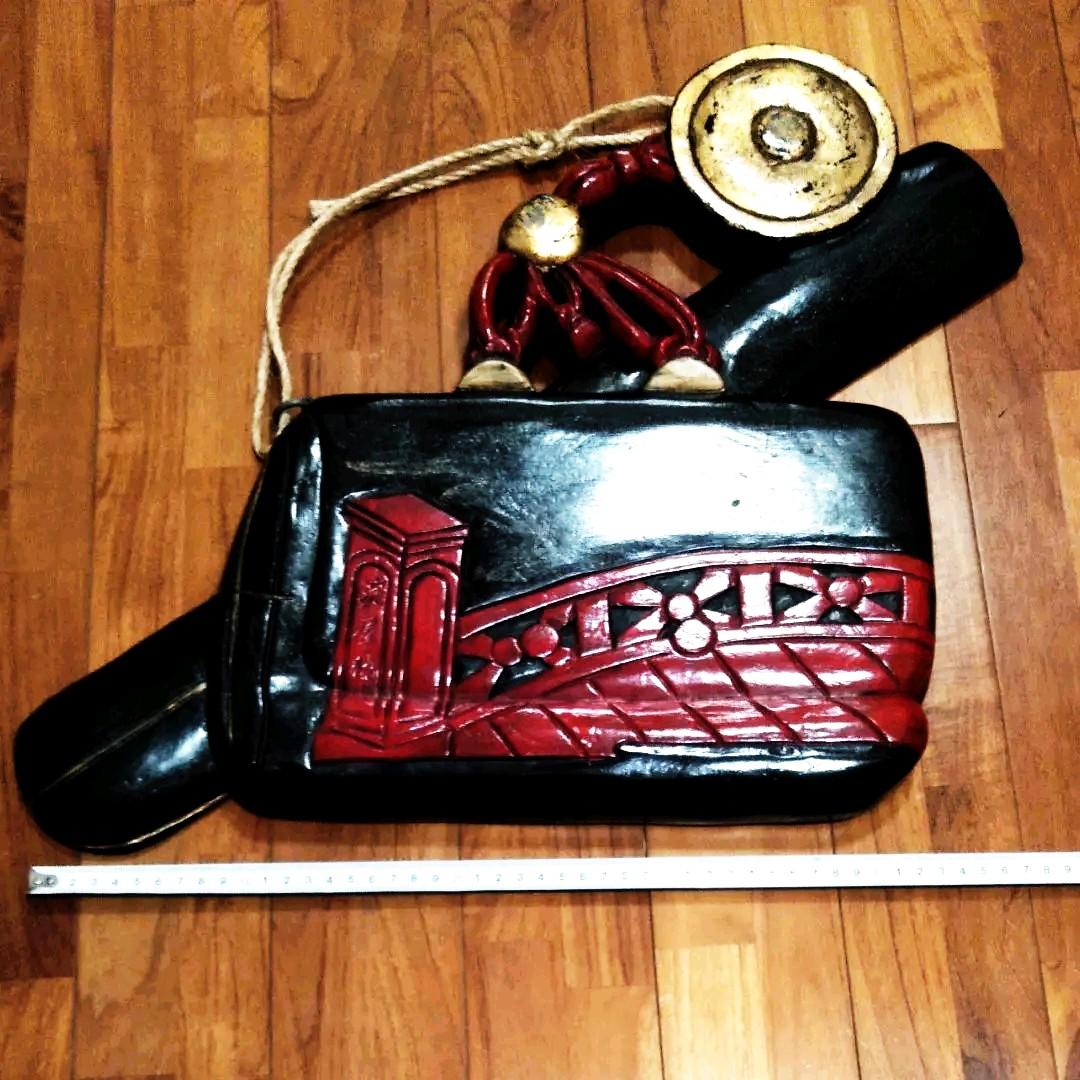 淀屋橋　欄干　木製　オブジェ　インテリア　壁飾り　文化　歴史　土産 2026年 干支 午 馬 奈良一刀彫 畑村龍哉 正月飾り 木彫り 木地 伝統