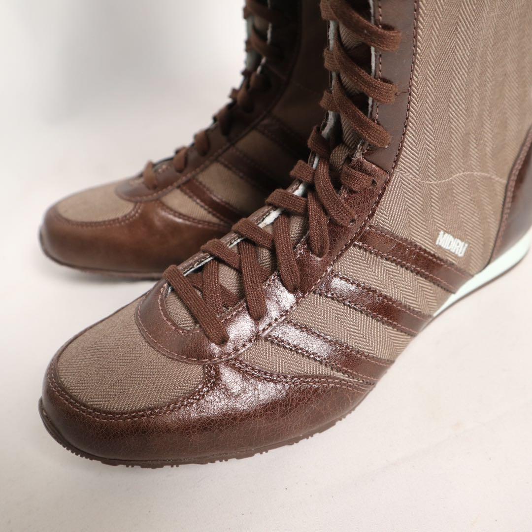 adidas MIDIRU 新品 レースアップ ボクシングシューズ ロング - メルカリ