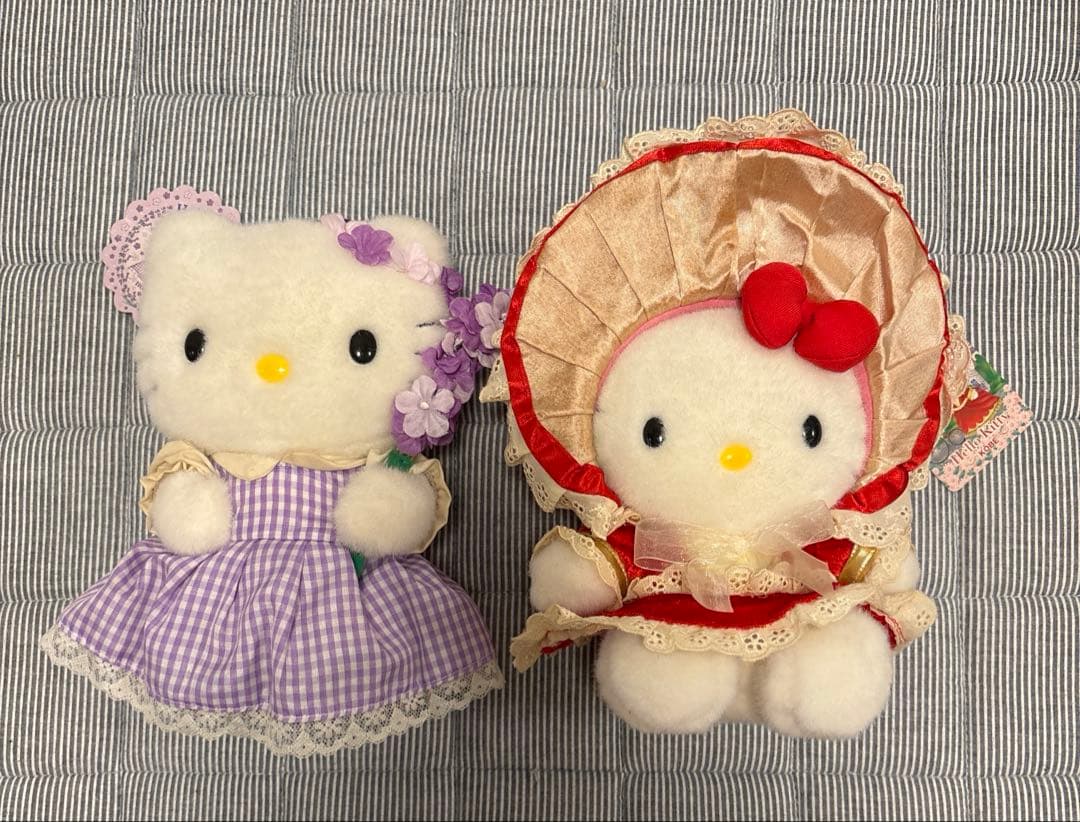 ご当地キティ　ぬいぐるみ　セット ハローキティ ぬいぐるみおせわセット（こねこ）｜サンリオオンライン