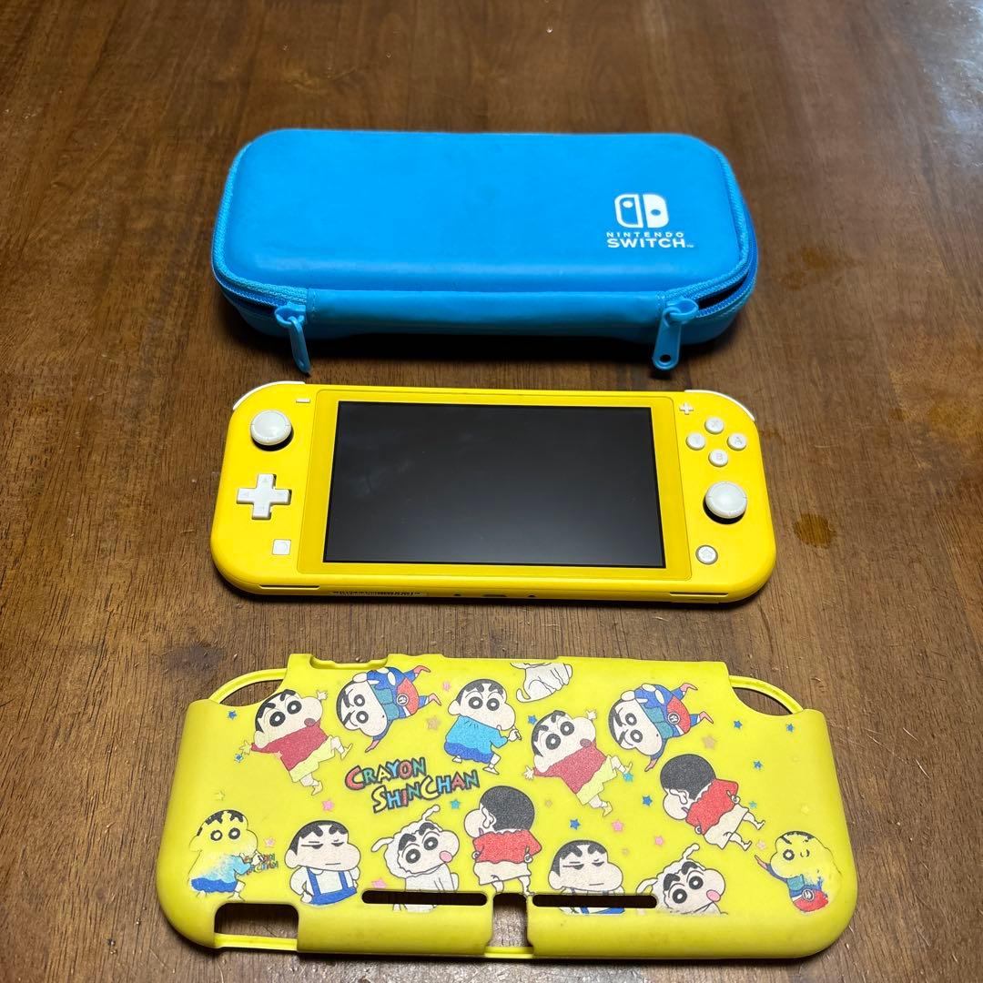Nintendo Switch Lite イエロー ケース付き　ジャンク ジャンク品出品】Nintendo Switch Lite イエロー 任天堂 スイッチ