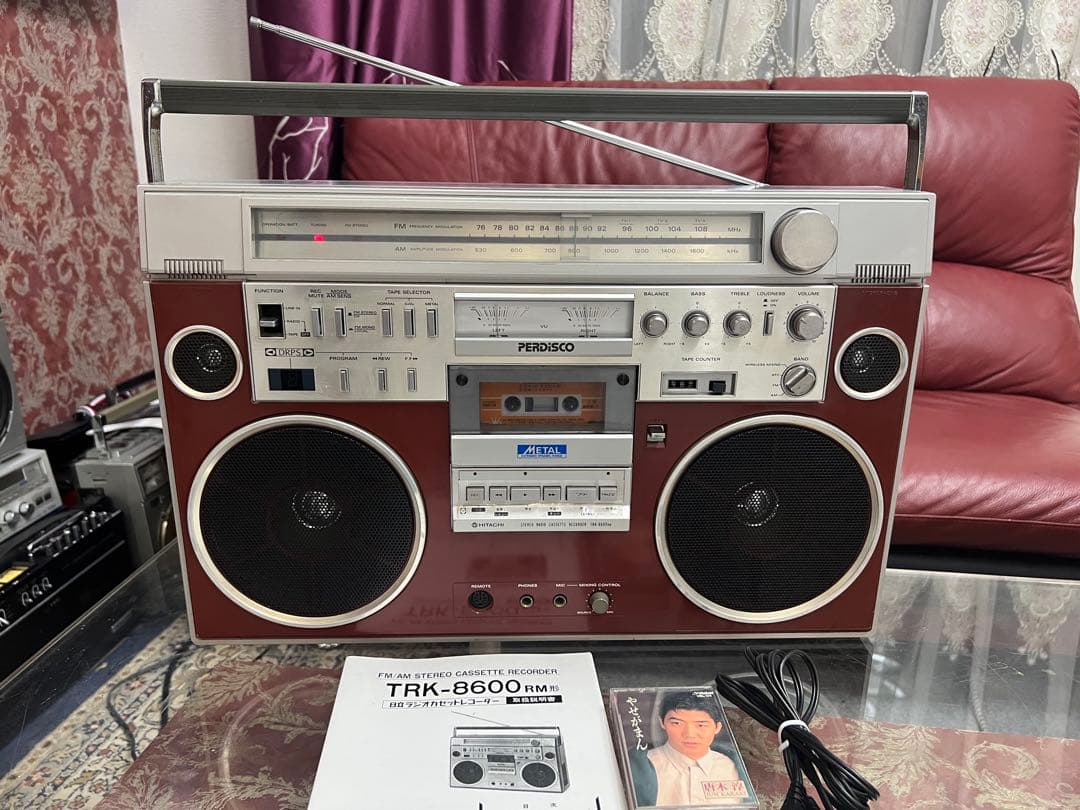 希少BTに変更可能日立ラジカセTRK-8600RM中古メンテナンス済み動作品美品 2026年最新】Yahoo!オークション -hitachi trk 8600の中古品・新品・未