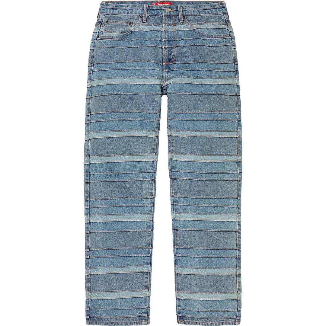 パンツ Supreme Supreme Layered Jean Supreme Layered Jean (FW22) - $228