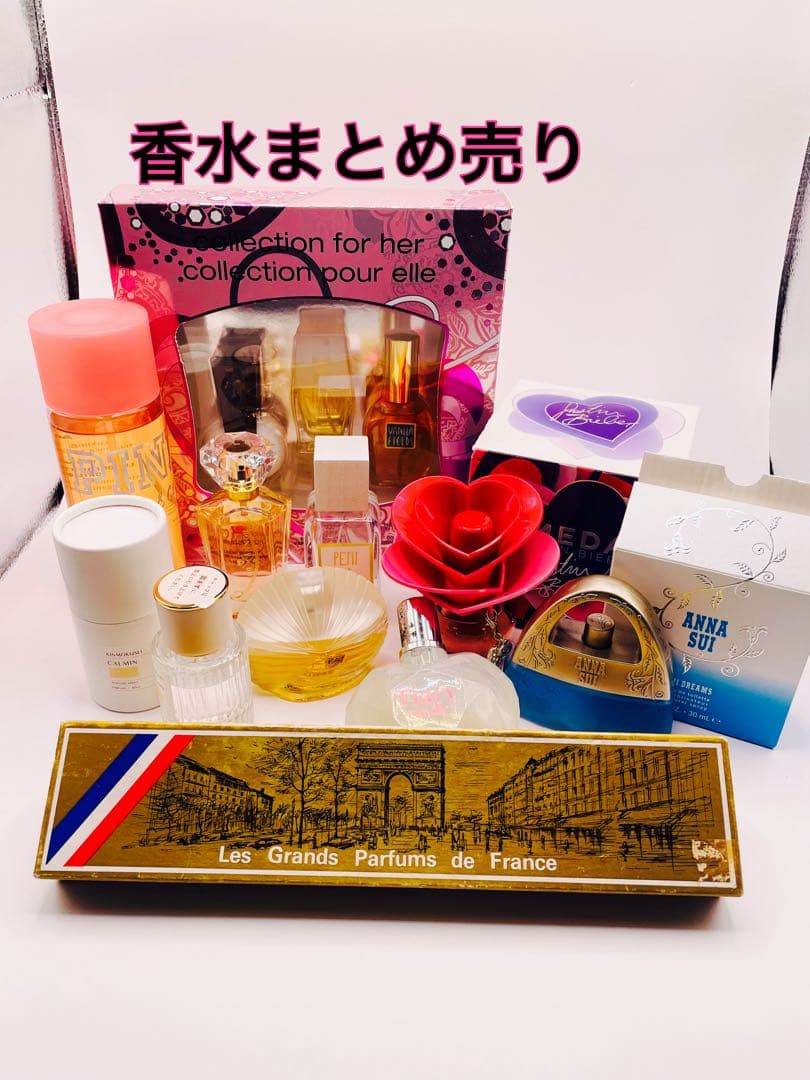 ブランド香水まとめ　ANNA SUI CALMIN 他セット売り ANNA SUI（アナスイ） 並行輸入品 ミニ香水セット（コンパクト） 5ml×5